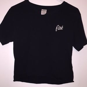 Victoria Secret Pink Crop Tee